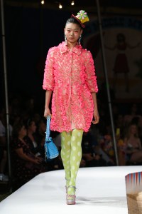 Model on the catwalkMoschino show, Runway, Spring Summer 2019 Menswear and Women's Resort Collection, Los Angeles, USA - 08 June 2018