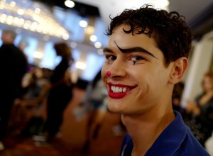 Model backstageMoschino show, Backstage, Spring Summer 2019 Menswear and Women's Resort Collection, Los Angeles, USA - 08 June 2018
