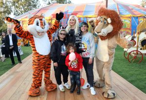 Gwen Stefani, Zuma Rossdale, Kingston Rossdale and Apollo RossdaleMoschino show, Arrivals, Spring Summer 2019 Menswear and Women's Resort Collection, Los Angeles, USA - 08 Jun 2018
