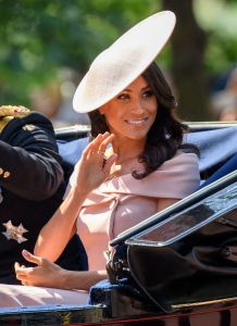 Meghan Duchess of Sussex at the Trooping the Color Ceremony
