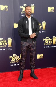 Michael B. JordanMTV Movie & TV Awards, Arrivals, Los Angeles, USA - 16 Jun 2018WEARING DSQUARED2