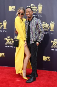 Jasmine Sanders and Terrence JMTV Movie & TV Awards, Arrivals, Los Angeles, USA - 16 Jun 2018