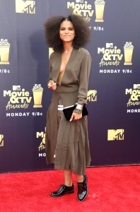Zazie BeetzMTV Movie & TV Awards, Arrivals, Los Angeles, USA - 16 Jun 2018WEARING CHLOE SAME OUTFIT AS CATWALK MODEL *9439434i SHOES BY JIMMY CHOO