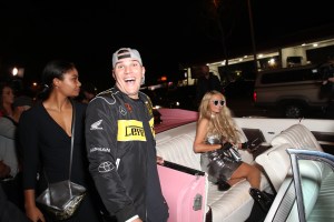 Chris Zylka and Paris HiltonBoohoo x Paris Hilton Launch Party, Los Angeles, USA - 20 Jun 2018