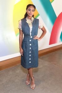 Chandler Kinney Wolk Morais Collection 7 Fashion Show, Cocktails, Los Angeles, USA - 26 Jun 2018