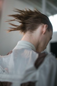 Backstage at Rick Owens Men's Spring 2019