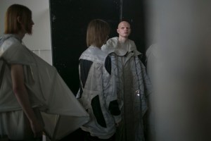 Backstage at Rick Owens Men's Spring 2019