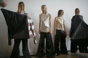 Backstage at Rick Owens Men's Spring 2019