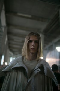 Backstage at Rick Owens Men's Spring 2019