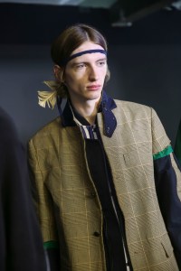 Backstage at Sacai Spring 2019