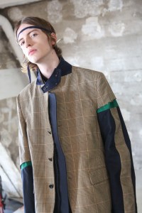 Backstage at Sacai Spring 2019