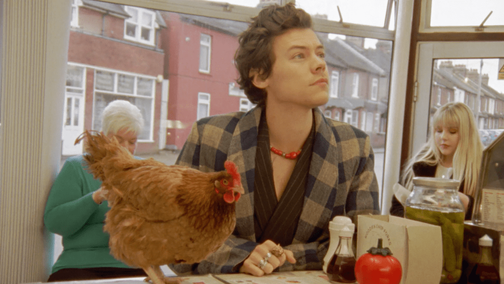 Harry Styles starring in Gucci's short film.