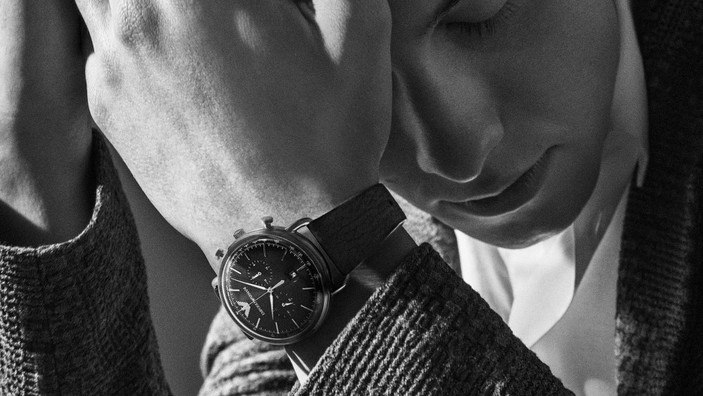 Shawn Mendes fronting the new Emporio Armani watch collection ad campaign.