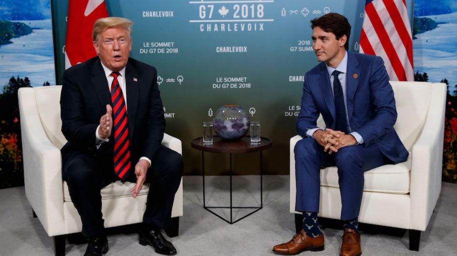 Donald Trump, Justin Trudeau
