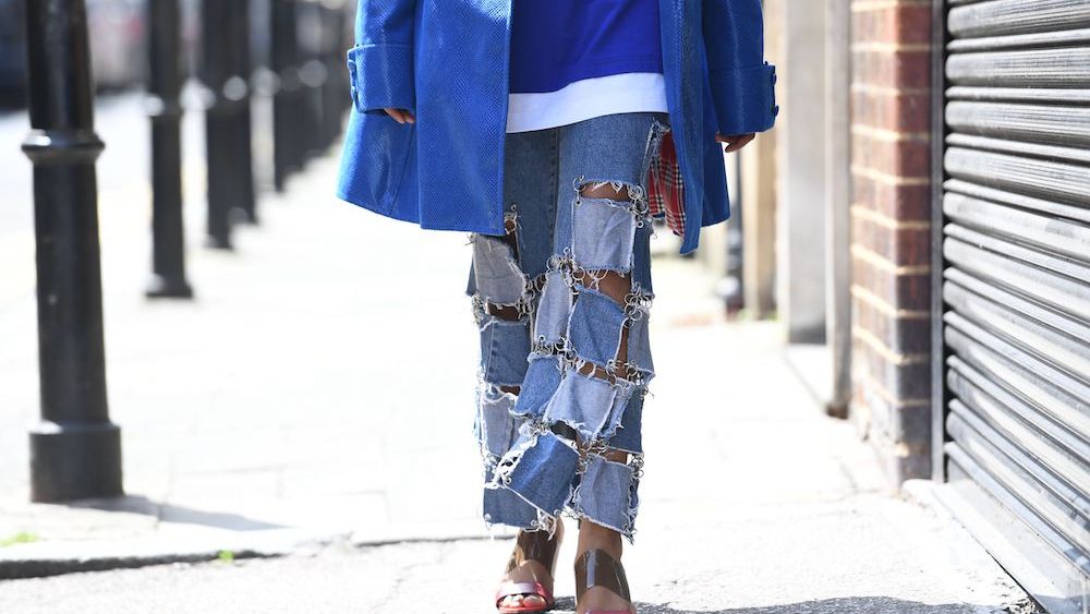cut up jeans