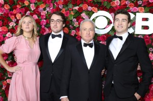 Sophie Michaels, Henry Michaels, Lorne Michaels, Edward Michaels72nd Annual Tony Awards, Arrivals, New York, USA - 10 Jun 2018