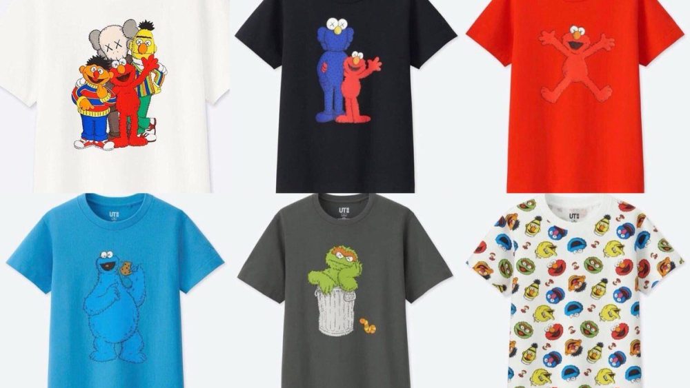 Uniqlo's UT Collaborates With Kaws and Sesame Street