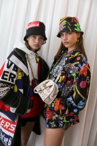 Backstage at Versace Men's Spring 2019