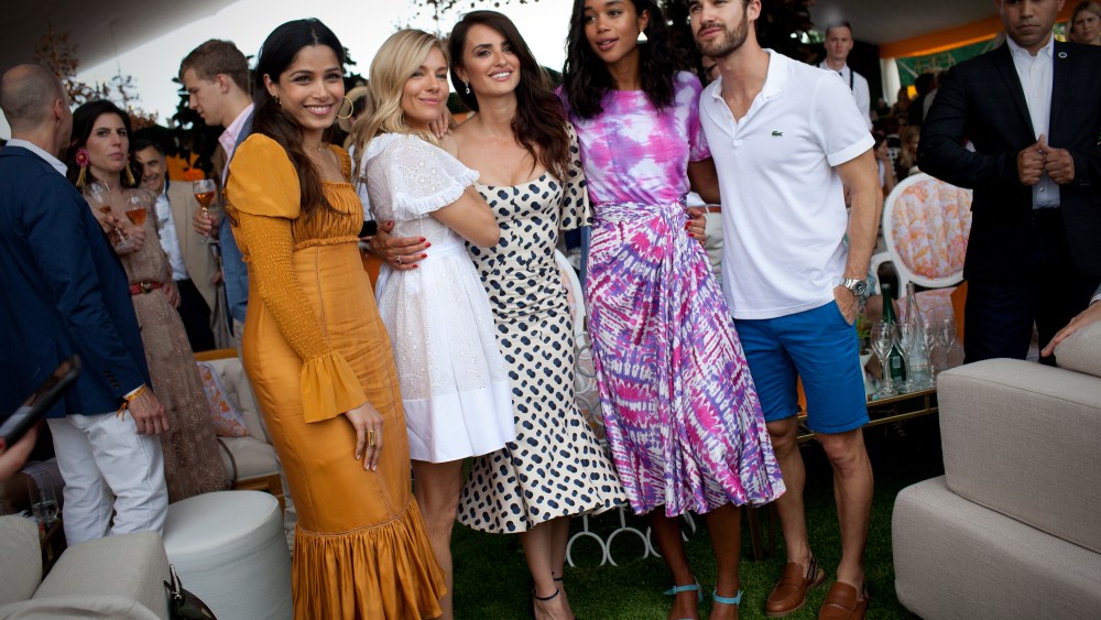 Freida Pinto, Sienna Miller, Penelope Cruz, Laura Harrier, Darren Criss