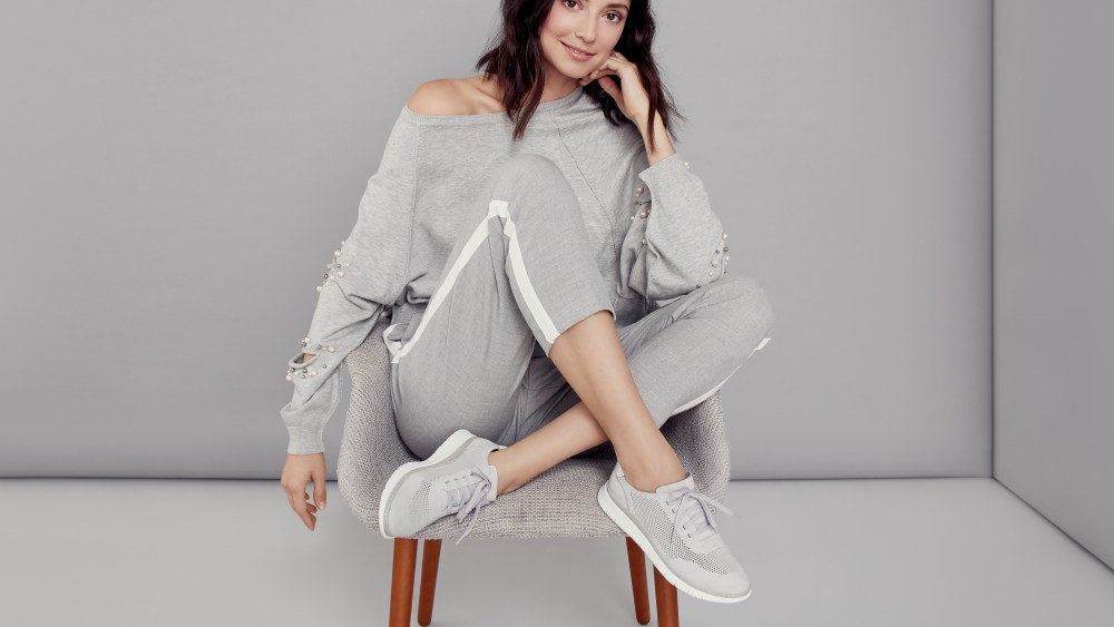 gray sneakers