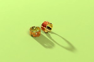 U Jewels silver and enamel ring, exclusive to Moscow retailer Aizel.
