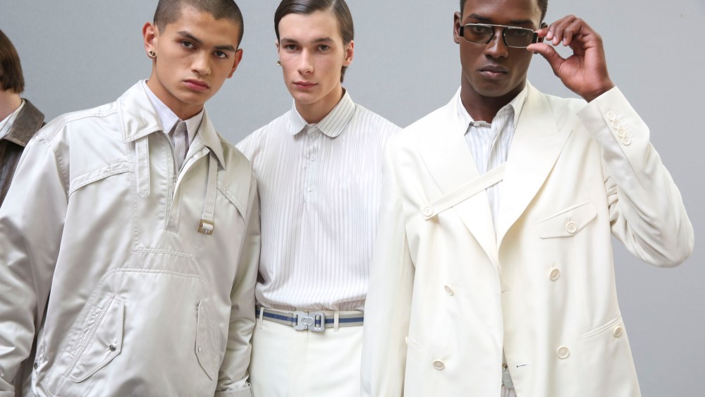 Backstage at Dior Homme Men's Spring 2019