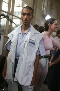 Backstage at Y/Project Men's Spring 2019