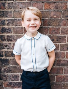 HANDOUT EDITORIAL USE ONLY/NO SALES/NO ARCHIVESMandatory Credit: Photo by Matt Porteous/KENSINGTON PALACE/HANDOUT/EPA-EFE/REX/Shutterstock (9767295a)Prince GeorgePrince George turns 5, London, United Kingdom - 21 Jul 2018A handout photo made available by the Duke and Duchess of Cambridge via PA on 21 July 2018 to mark the fifth birthday of Britain's Prince George. The picture was taken in the garden at Clarence House in London, Britain on 09 July 2018, following the christening of Prince Louis. Prince George will celebrate his 5th birthday on 22 July 2018.ATTENTION EDITORS: NEWS EDITORIAL USE ONLY. NO COMMERCIAL USE. NO MERCHANDISING, ADVERTISING, SOUVENIRS, MEMORABILIA or COLOURABLY SIMILAR. NOT FOR USE AFTER 31 DECEMBER 2018 WITHOUT PRIOR PERMISSION FROM KENSINGTON PALACE. Copyright in the photograph is vested in The Duke and Duchess of Cambridge. Publications are asked to credit the photographs to Matt Porteous. No charge should be made for the supply, release or publication of the photograph. The photograph must not be digitally enhanced, manipulated or modified in any manner or form and must include all of the individuals in the photograph when published.