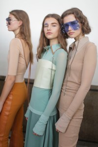 Backstage at Acne Studios RTW Spring 2019