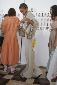 Backstage at Acne Studios RTW Spring 2019