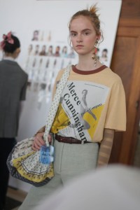 Backstage at Acne Studios RTW Spring 2019