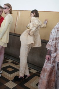 Backstage at Acne Studios RTW Spring 2019