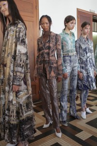 Backstage at Acne Studios RTW Spring 2019