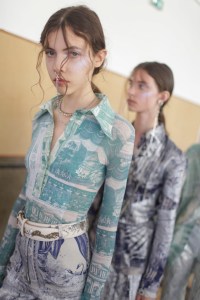 Backstage at Acne Studios RTW Spring 2019
