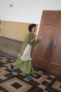 Backstage at Acne Studios RTW Spring 2019
