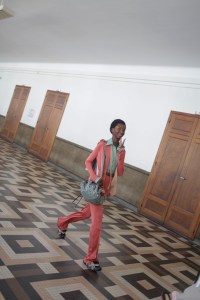 Backstage at Acne Studios RTW Spring 2019