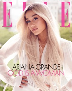 Ariana Grande on the cover of Elle magazineÕs August edition