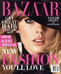 Taylor Swift on the cover of HarperÕs Bazaar U.S.