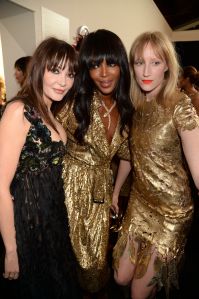 Annabelle Neilson, Naomi Campbell and Jade Parfitt