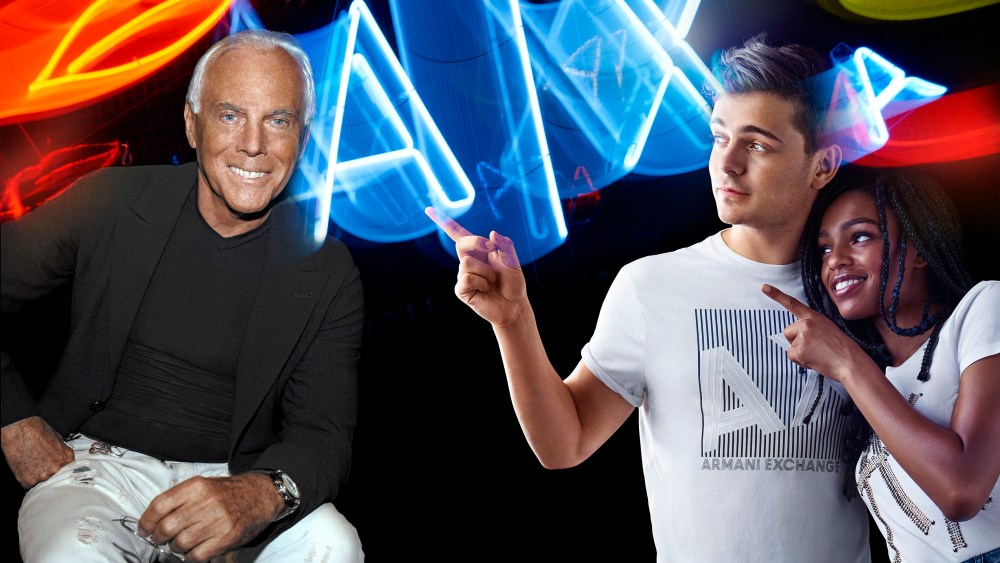 The A|X Armani Exchange Fall 2018 Ad campaign starring Giorgio Armani, Martin Garrix and Selah Marley.