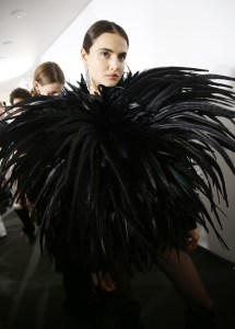 Backstage at Alexandre Vauthier Couture Fall 2018
