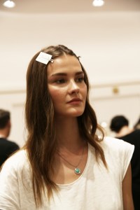 Backstage at Alexis mabille Couture Fall 2018
