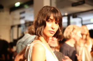 Backstage at Alexis mabille Couture Fall 2018