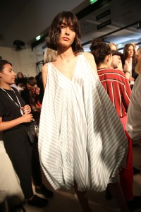 Backstage at Alexis mabille Couture Fall 2018