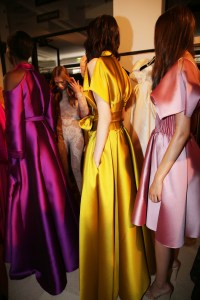 Backstage at Alexis mabille Couture Fall 2018