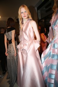 Backstage at Alexis mabille Couture Fall 2018