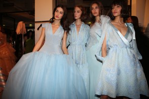 Backstage at Alexis mabille Couture Fall 2018