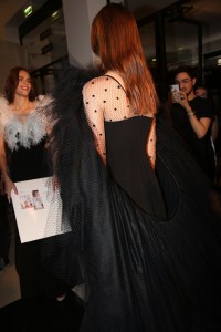 Backstage at Alexis mabille Couture Fall 2018