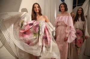 Backstage at Alexis mabille Couture Fall 2018