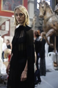 Backstage at Sonia Rykiel Couture Fall 2018